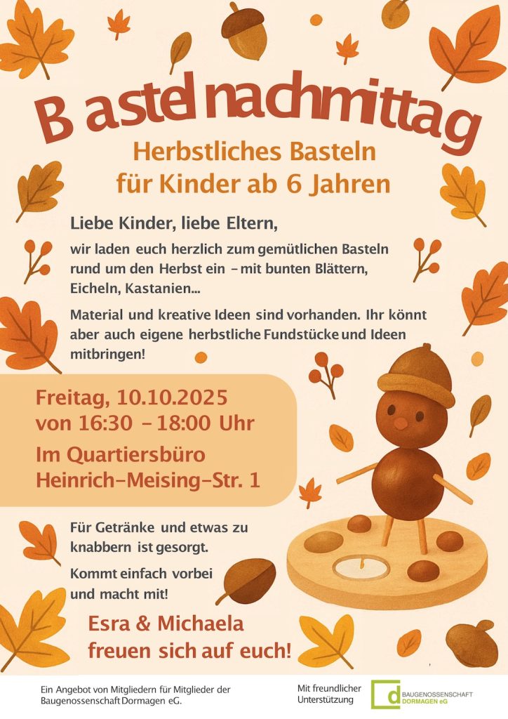 Bastelnachmittag Quartier BGD
