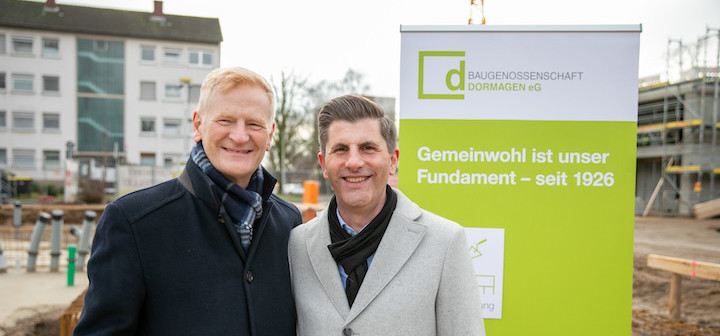 BGD Grundsteinlegung Martin Klemmer und Christian van Kan