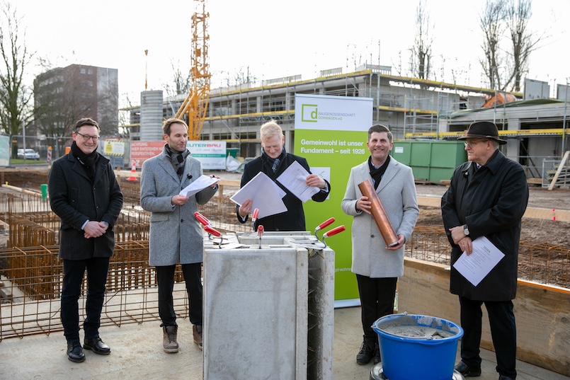 BGD Grundsteinlegung Zeitkapsel