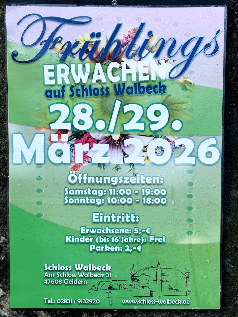 Frühlingserwachen Schloss Walbeck