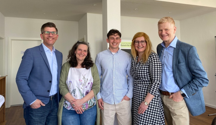 Quartiersbüro Wiedereröffnung – Michaela Gillrath, Christian van Kan und Martin Klemmer