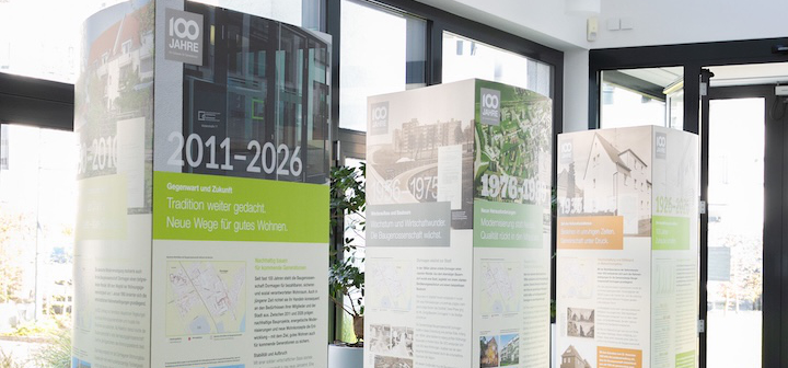100 Jahre BGD Ausstellung Foyer
