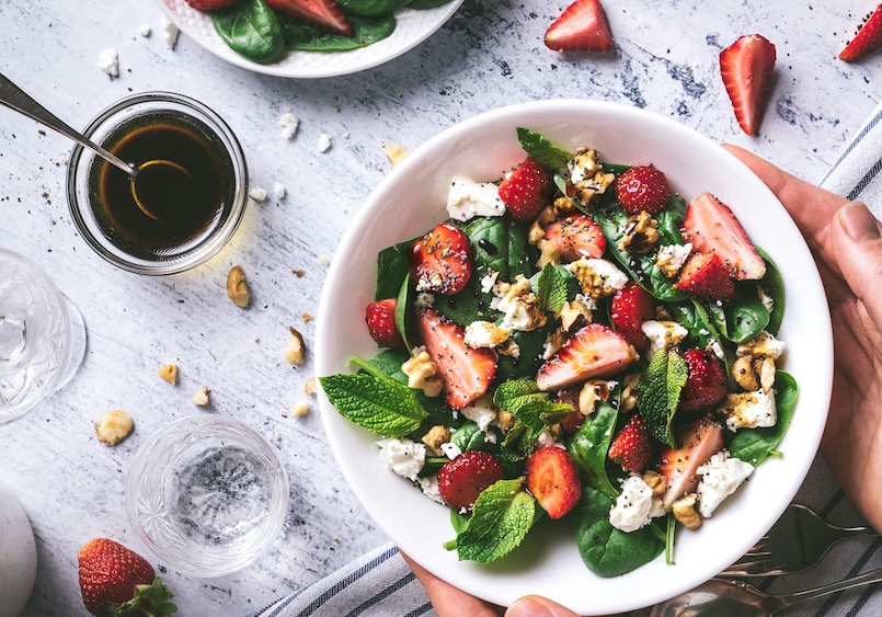Erdbeer-Feta-Salat