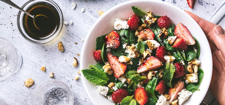 Erdbeer-Fitnesssalat