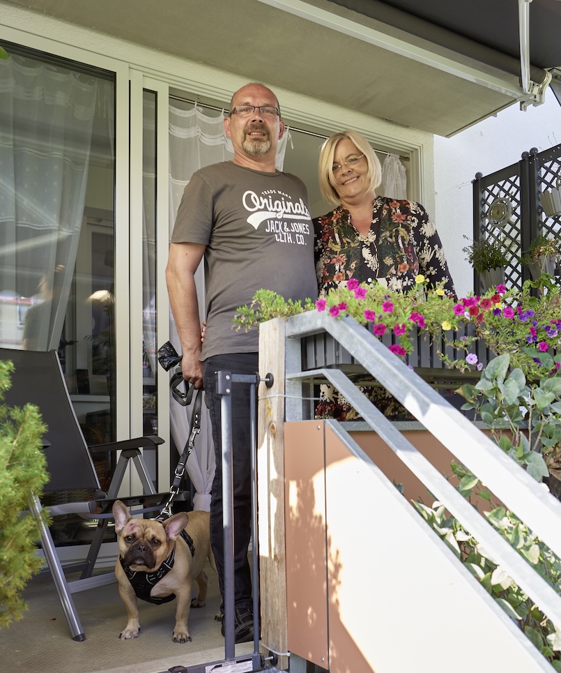 Herr und Frau Schlombach mit Kalle