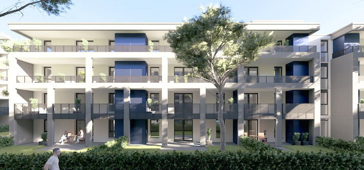 Stadtquartier Modell