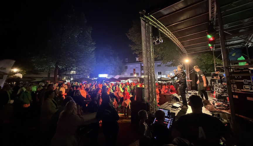 Jubiläumsfeier Band Abendprogramm