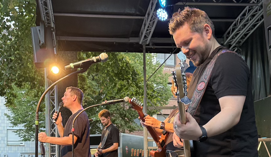 Jubiläumsfeier Band Jubiläumsbühne