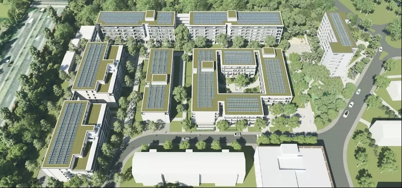 Statdtquartier Plan Architektur